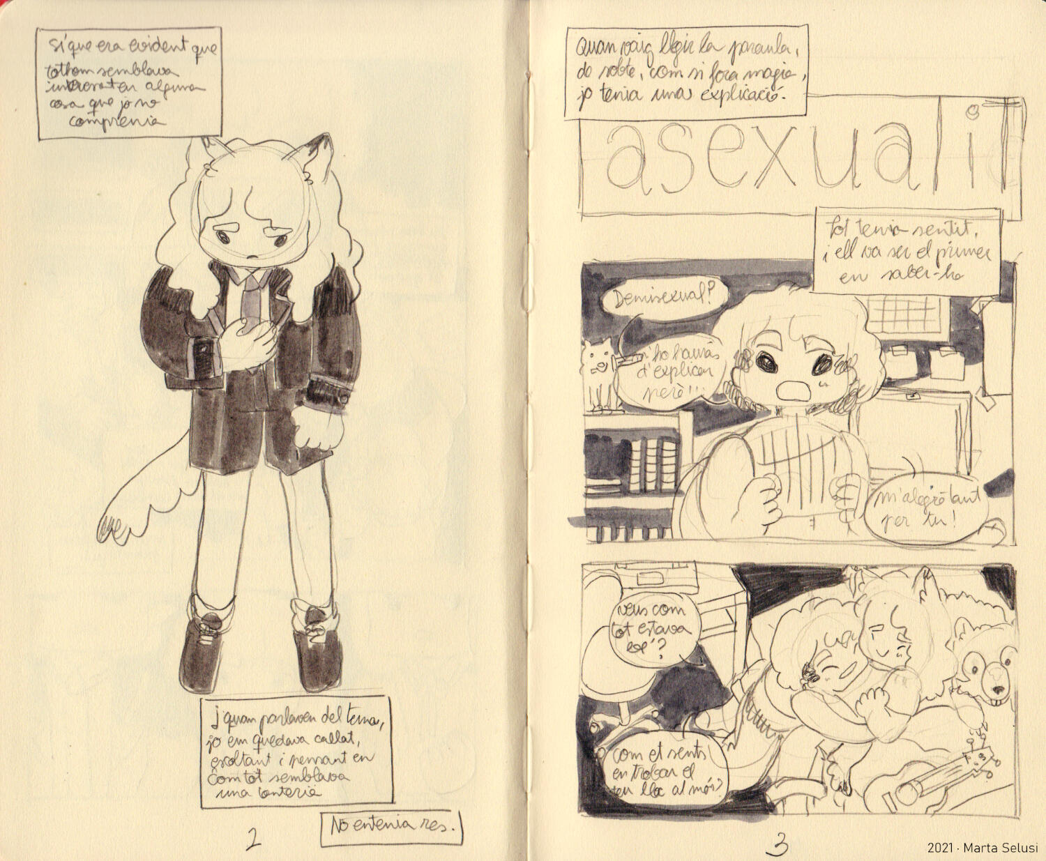 Sketches pgs 2 and 3