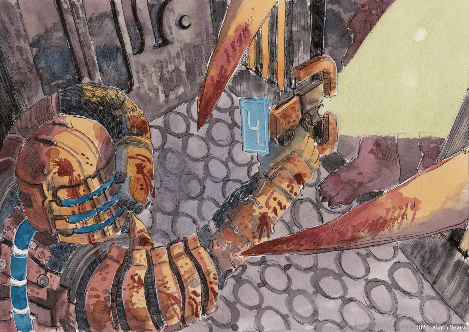 Dead Space illustration Dead Space illustration